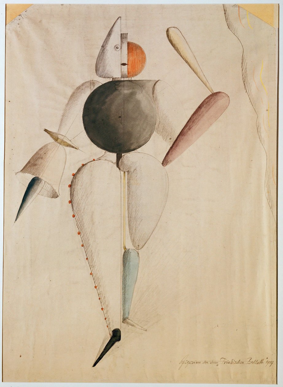 Figur für Das Triadische Ballett von Oskar Schlemmer