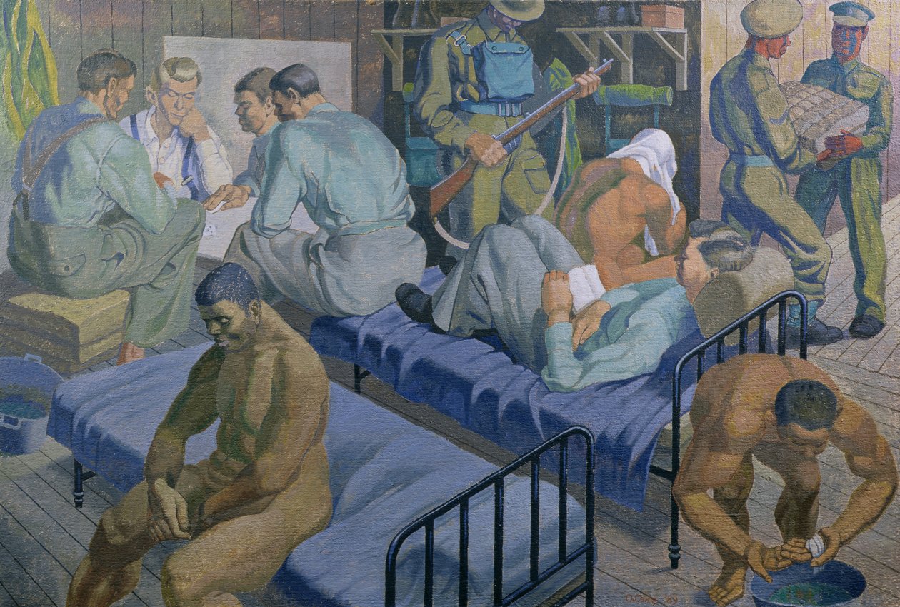In der Kaserne, 1989 von Osmund Caine