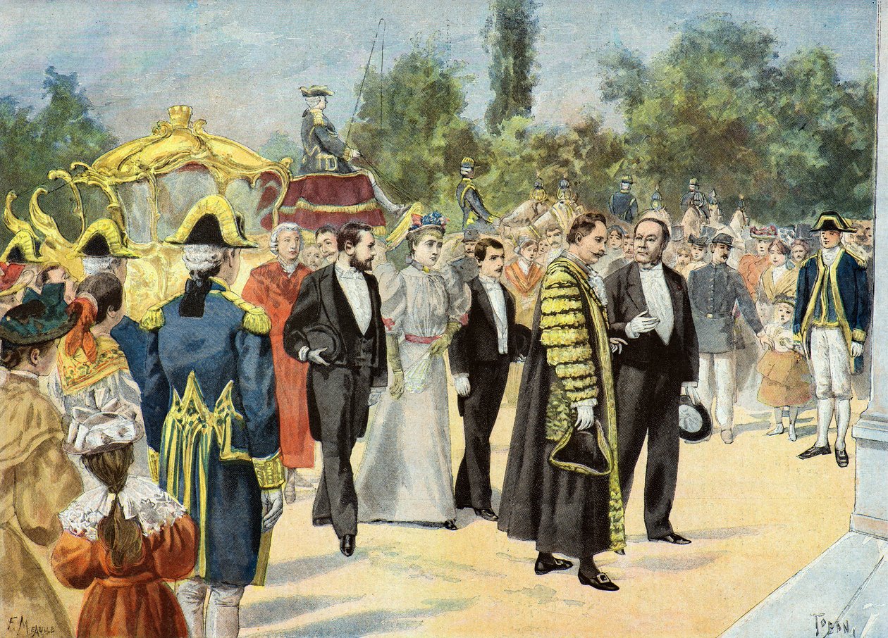 Sir Joseph Renals besucht Bordeaux von Oswaldo Tofani