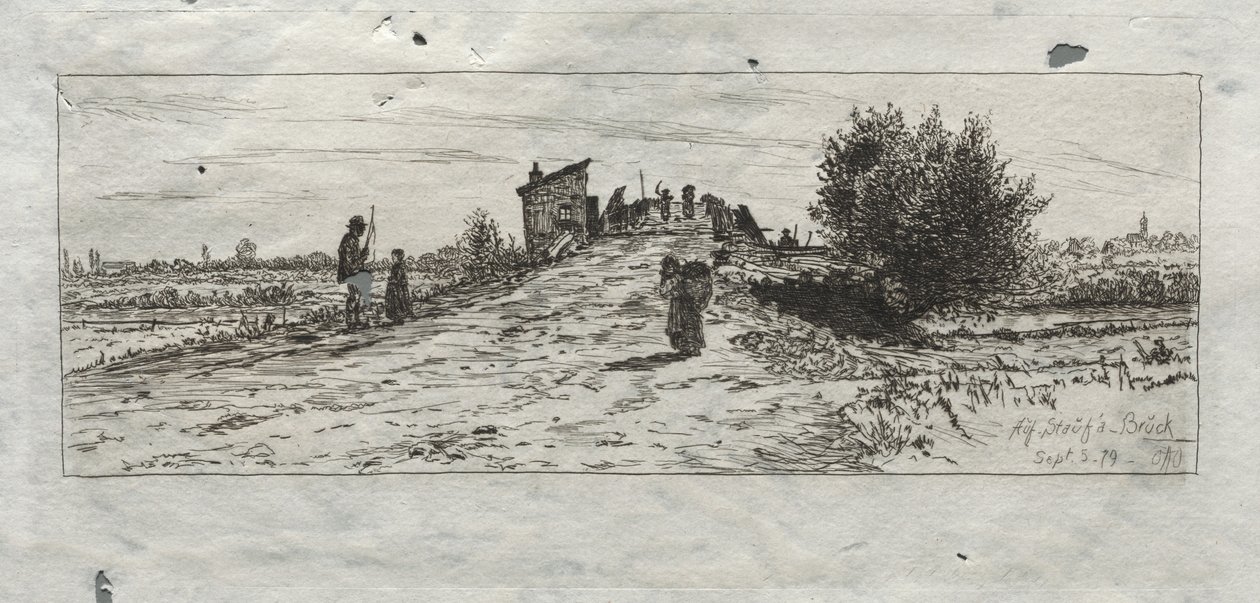 Auf Stauf a-Bruck, 1879 von Otto H. Bacher