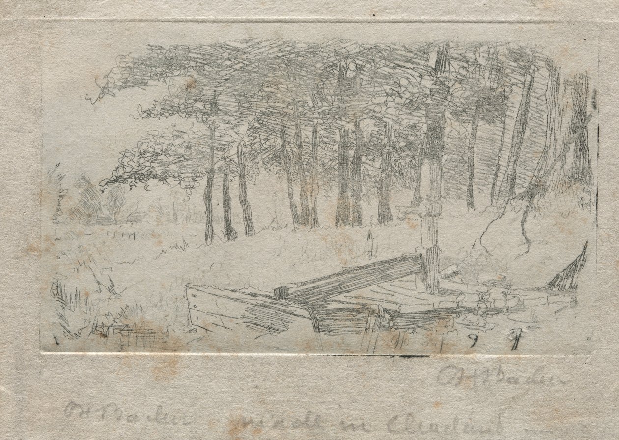 Skizze aus der Natur, 1879 von Otto H. Bacher
