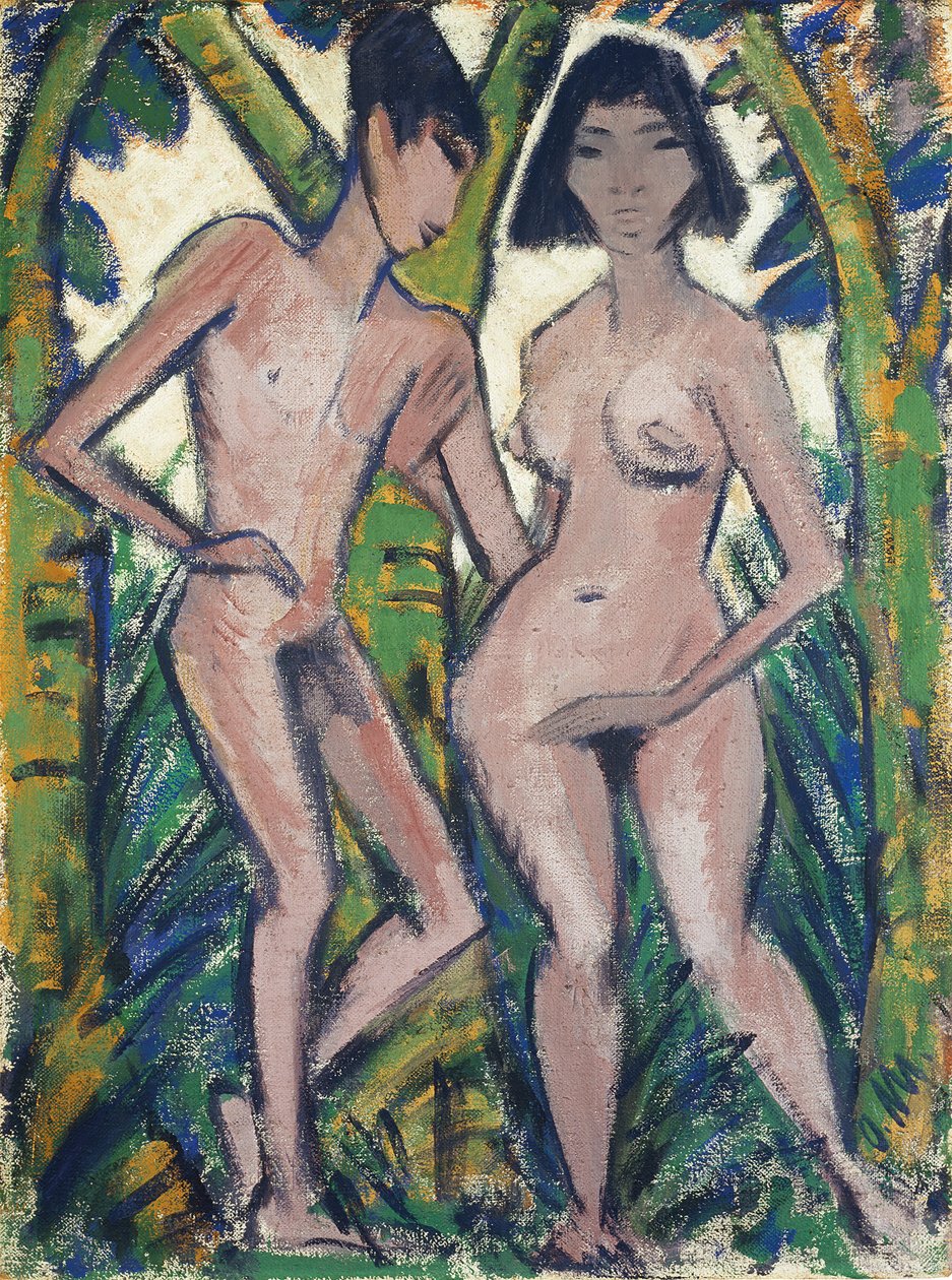 Adam und Eva, ca. 1913-22 von Otto Muller or Mueller