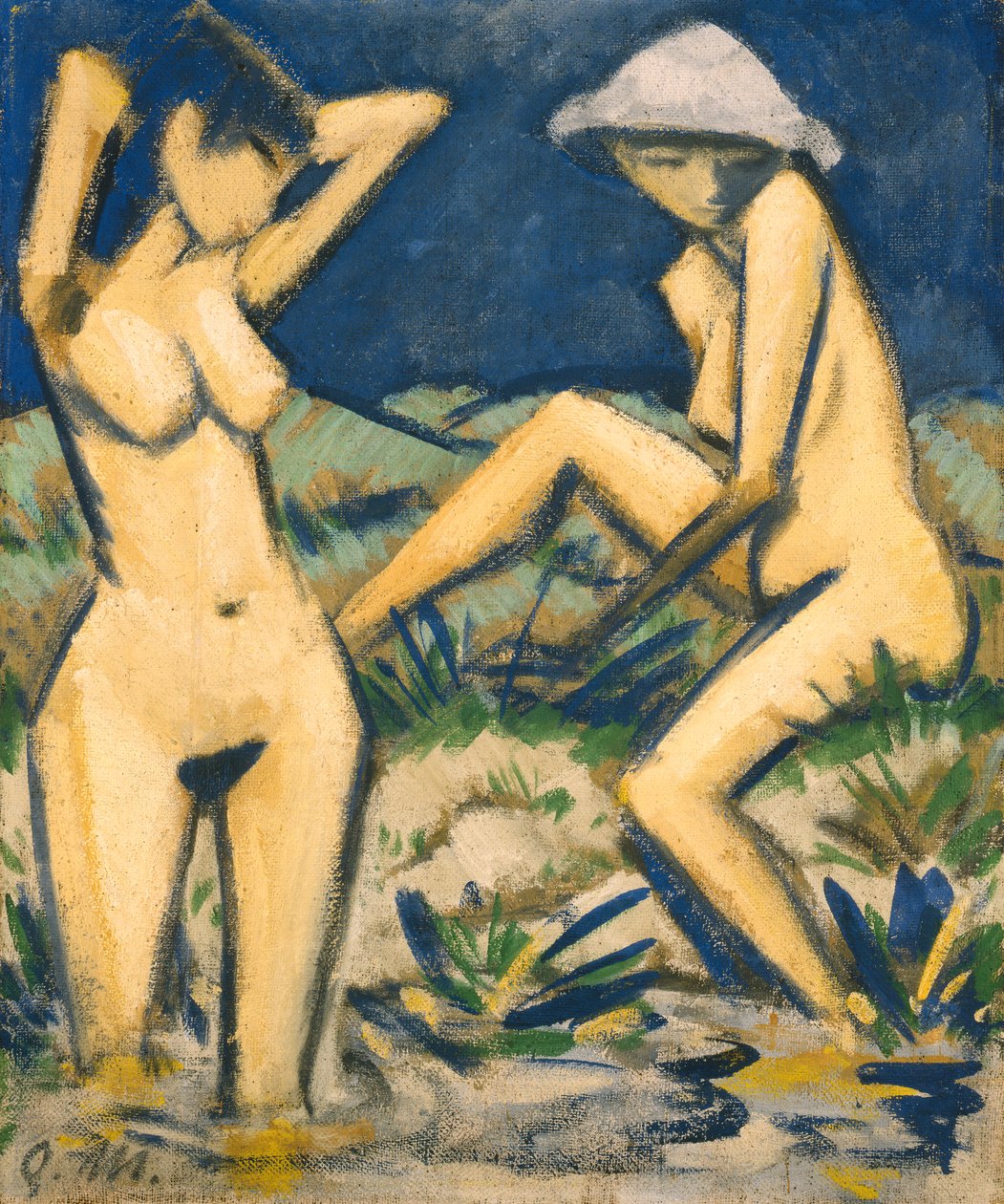 Badende, ca. 1920 von Otto Mueller