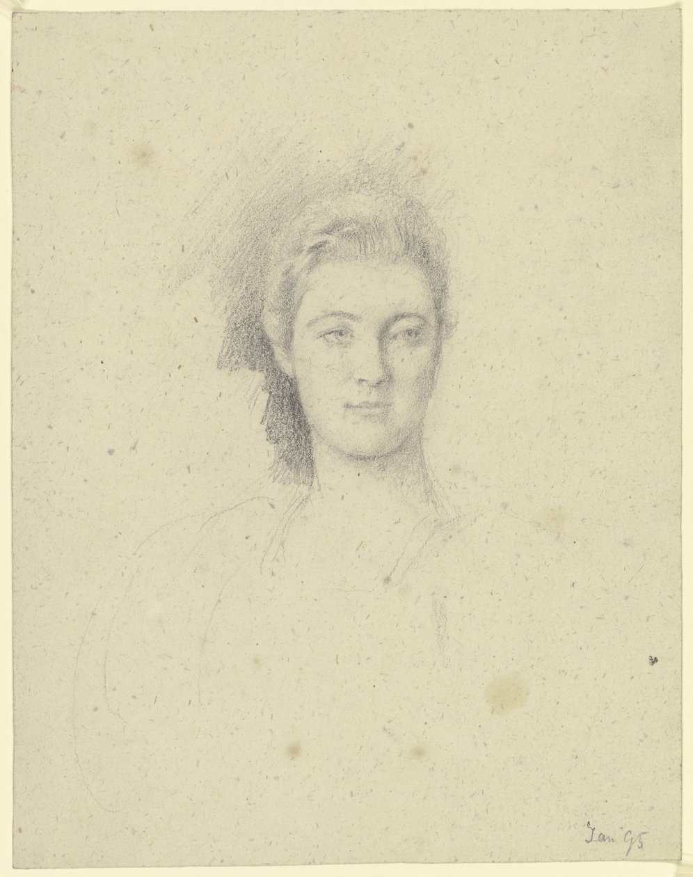 Porträt von Miss Martin von Otto Scholderer