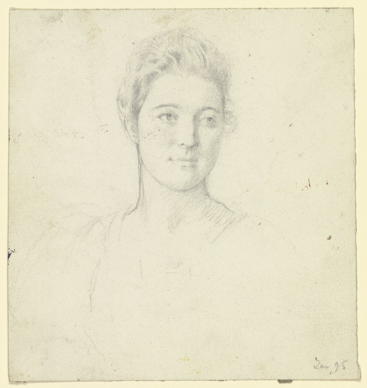 Porträt von Miss Martin von Otto Scholderer