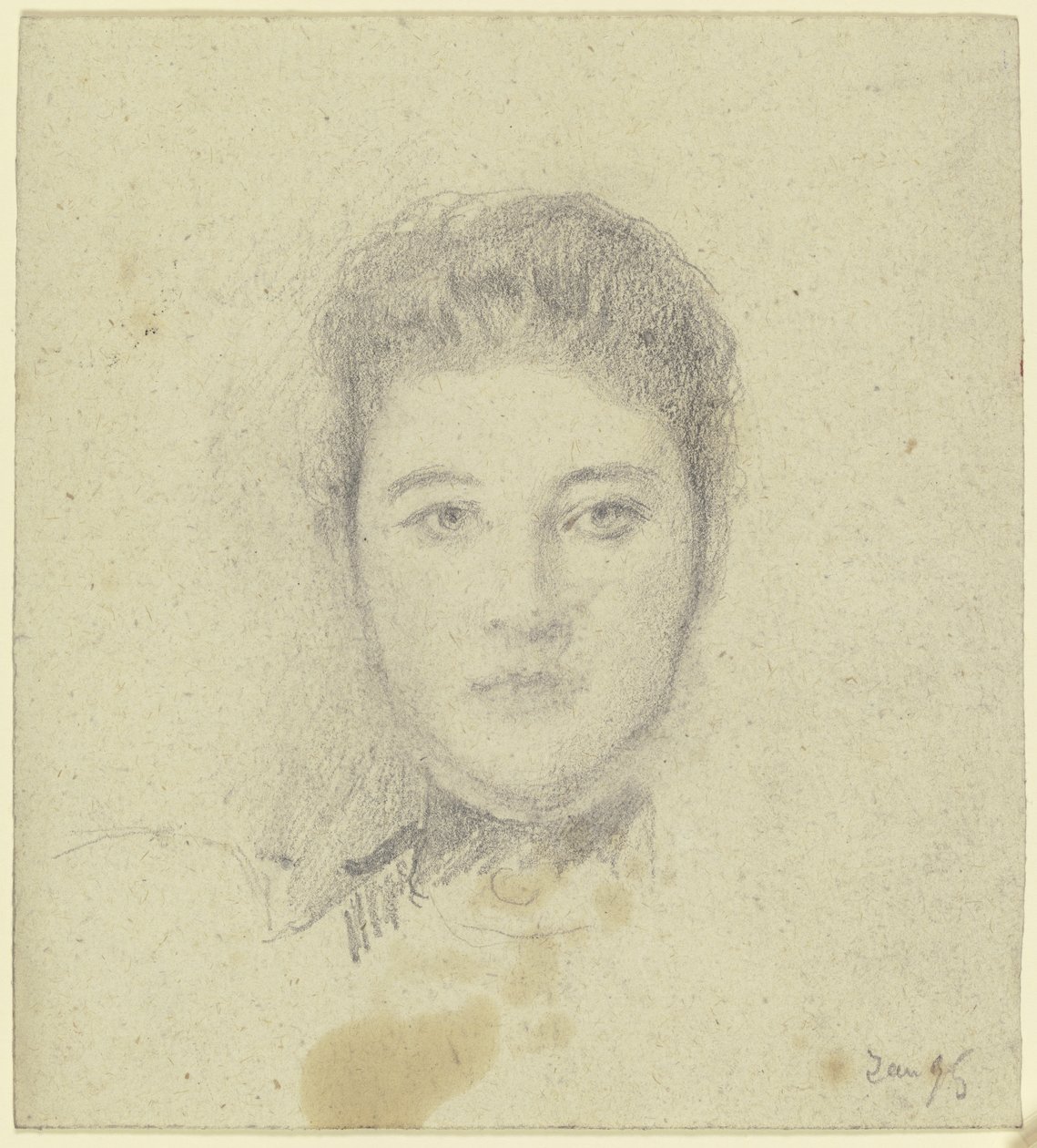 Porträt von Miss Martin von Otto Scholderer