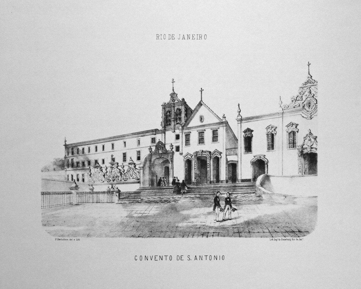 Kloster Santo Antônio do Largo da Carioca in Rio de Janeiro von P. G. Bertichem