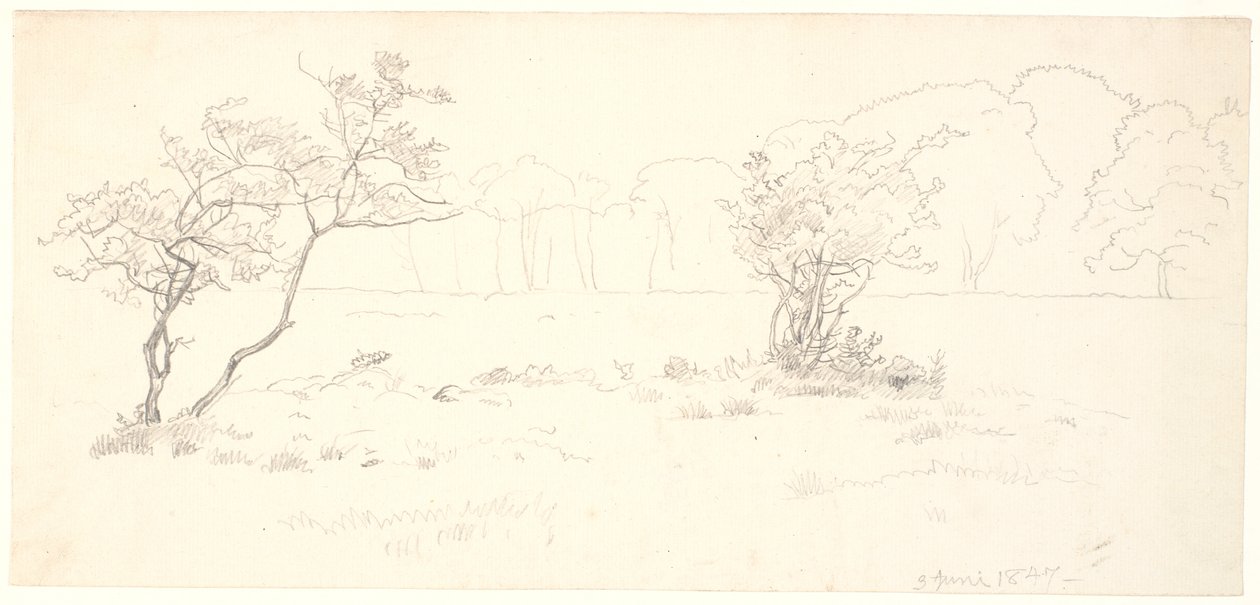 Fra Eremitagesletten im Dyrehaven von P.C. Skovgaard
