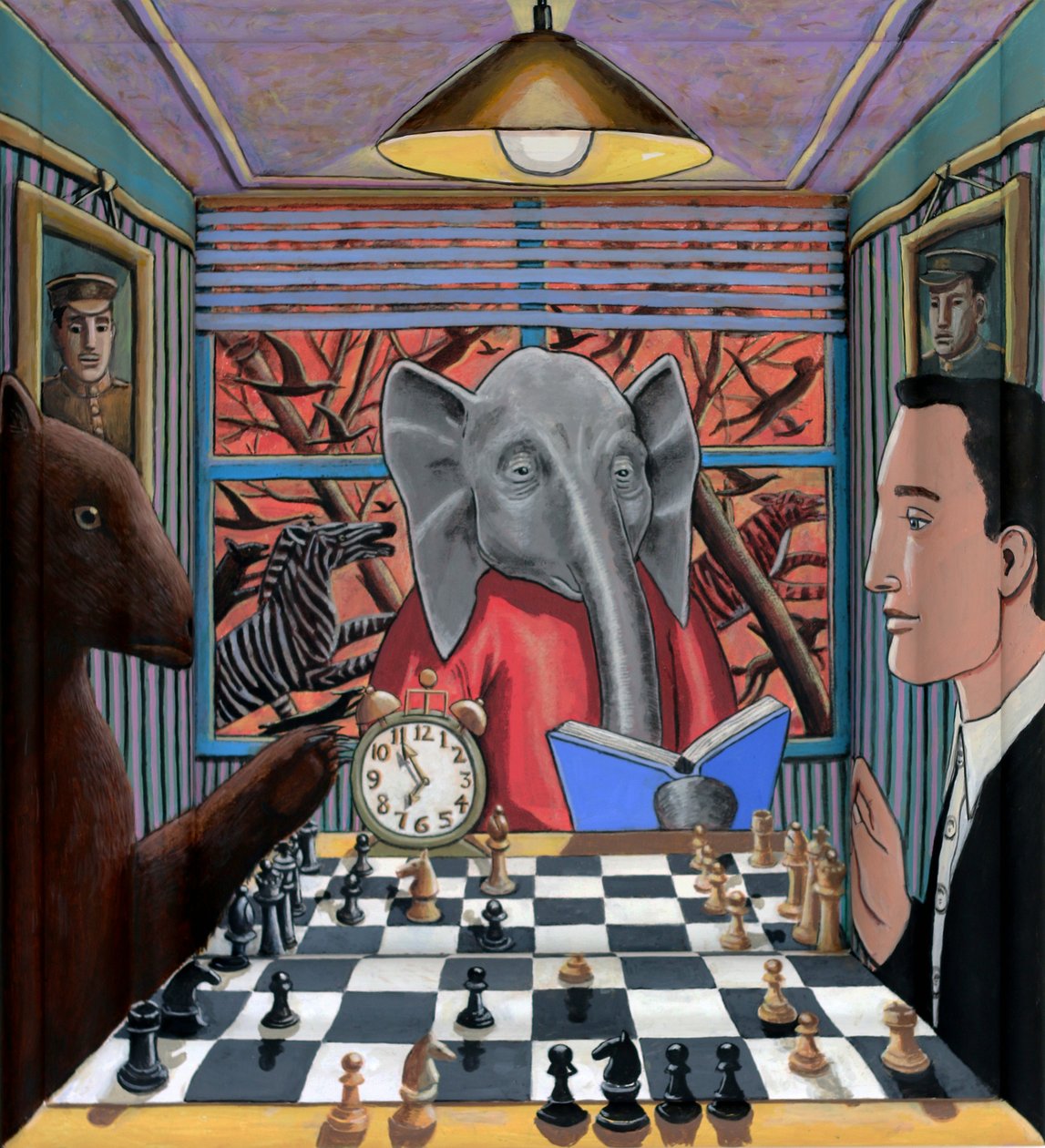 Der Elefant im Raum, 2025 von PJ Crook