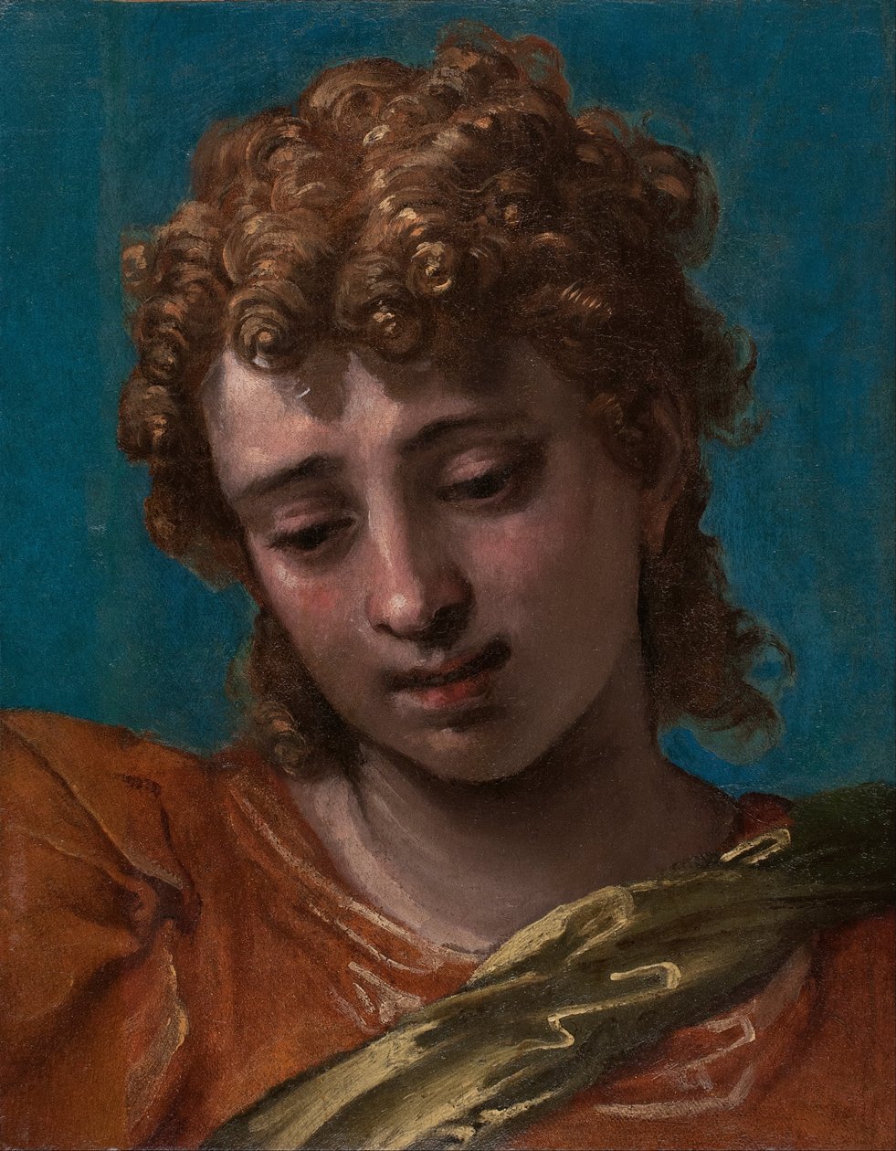 Kopf des Heiligen Michael, vom Petrobelli-Altar von Paolo Caliari