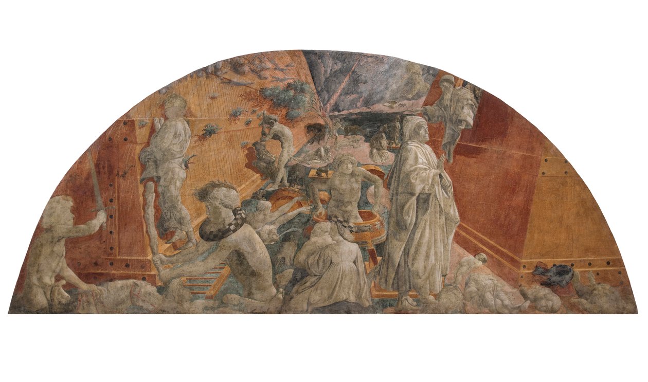 Die Flut und das Nachlassen der Wasser von Paolo Uccello