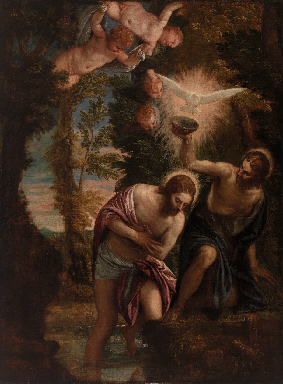Taufe Christi von Paolo Veronese