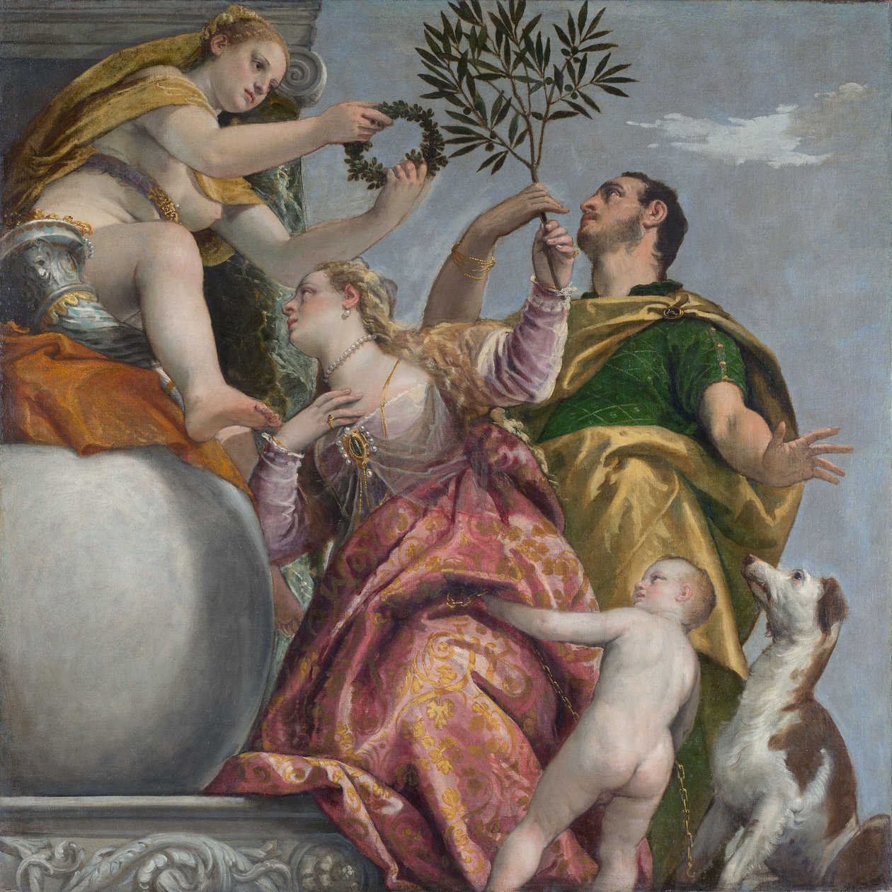 Glückliche Vereinigung von Paolo Veronese