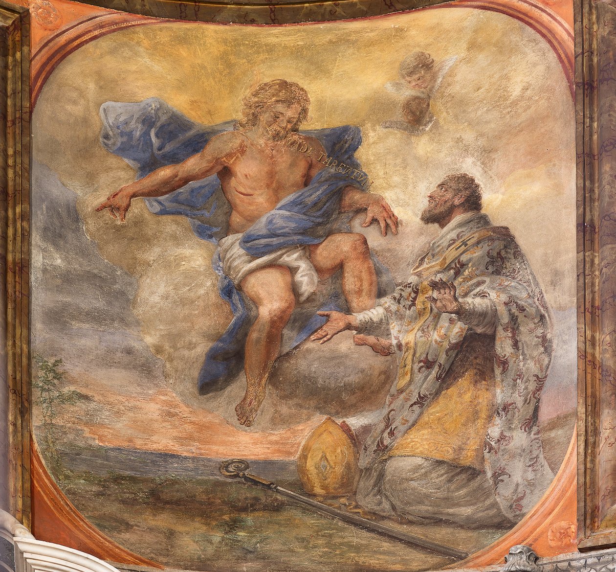 Fresken, die das Leben des Heiligen Cataldo darstellen von Paolo di Matteis