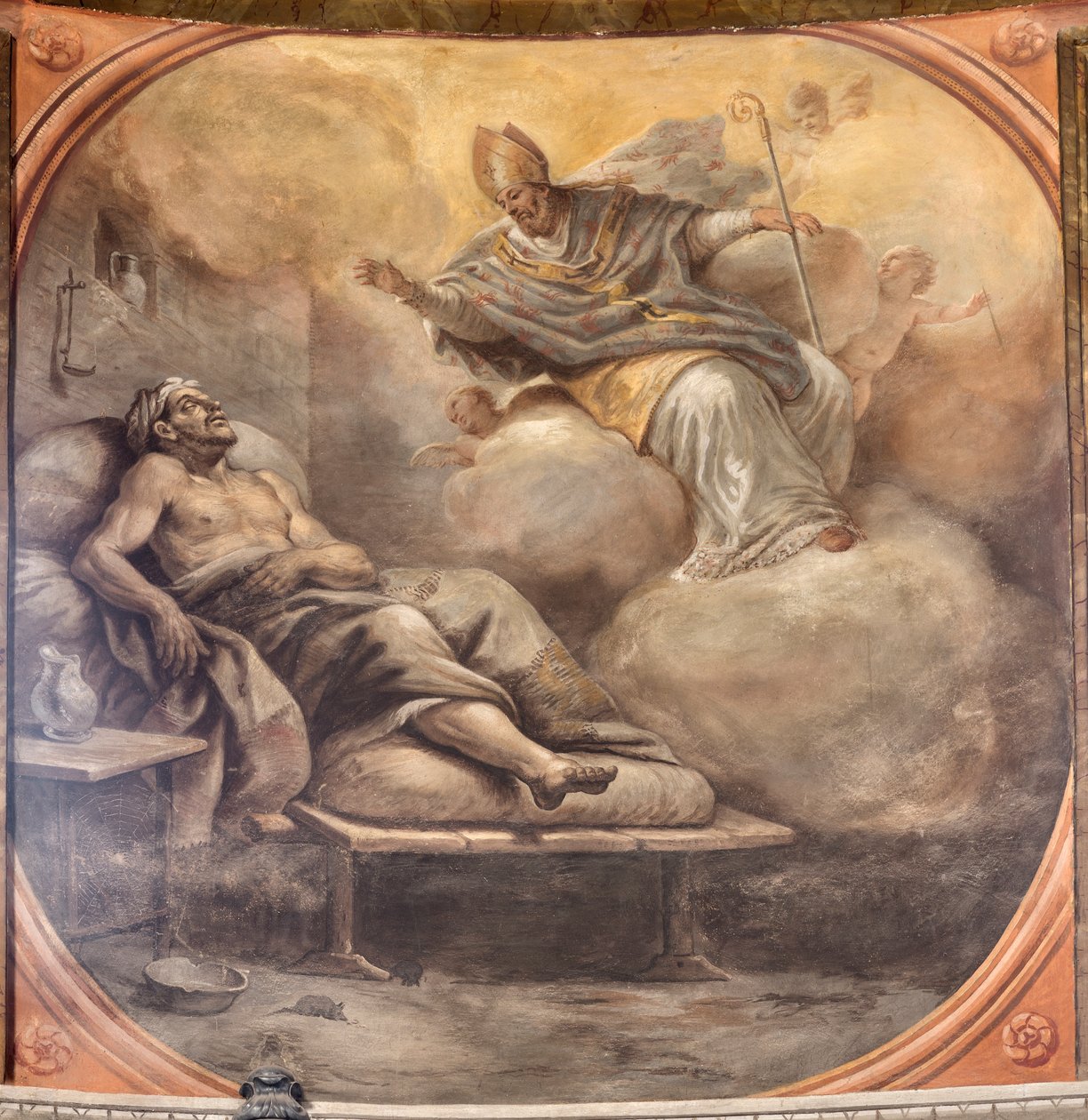 Fresken, die das Leben des Heiligen Cataldo darstellen von Paolo di Matteis