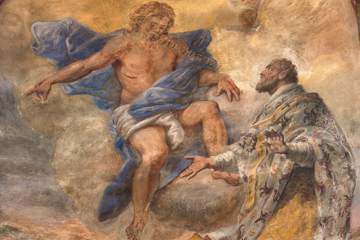 Fresken, die das Leben des Heiligen Cataldo darstellen von Paolo di Matteis