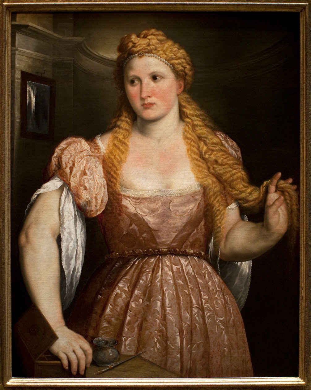 Porträt einer jungen Frau von Paris Bordone