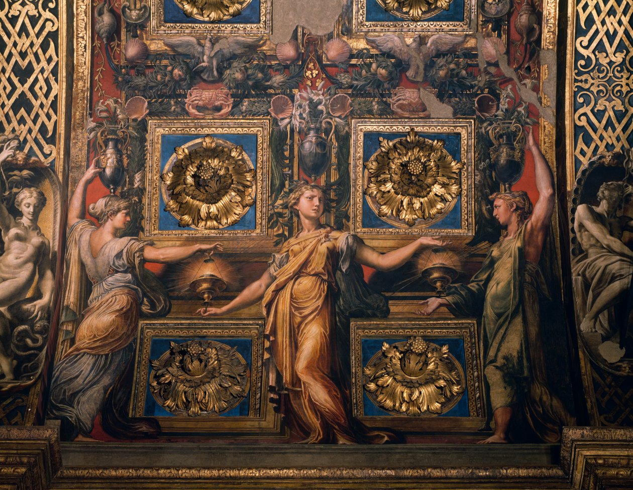 Drei kluge Jungfrauen (Detail) von Parmigianino