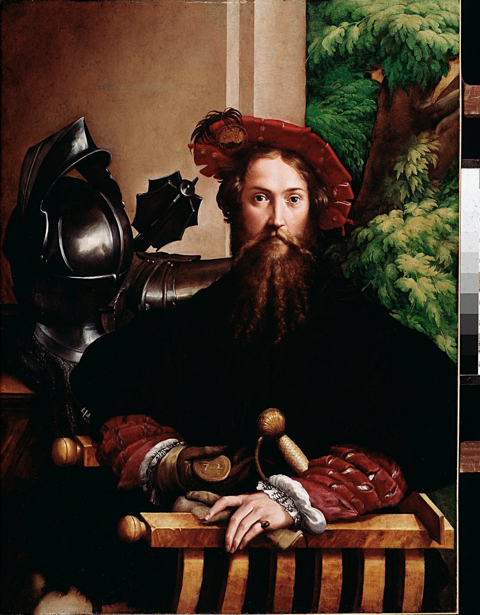 Porträt von Galeazzo Sanvitale, Herzog von Fontanellato, Ehemann von Paola Gonzaga, 1524 von Parmigianino