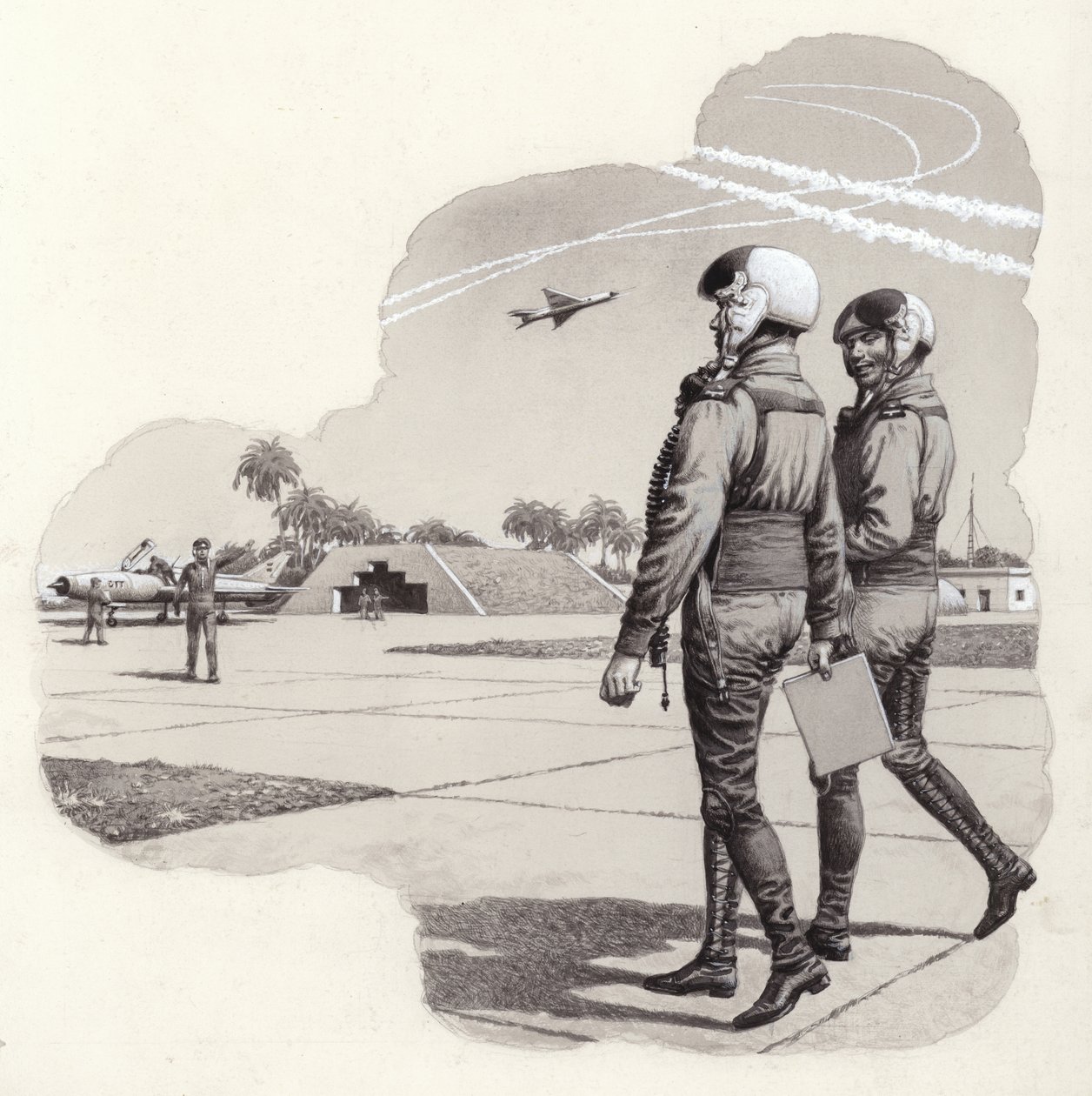 Hangars der irakischen Luftwaffe von Pat (1907 95) Nicolle