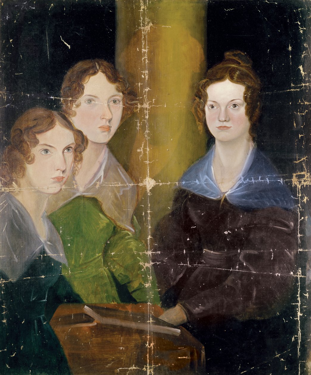Porträt der Brontë-Schwestern, ca. 1834 von Patrick Branwell Bronte