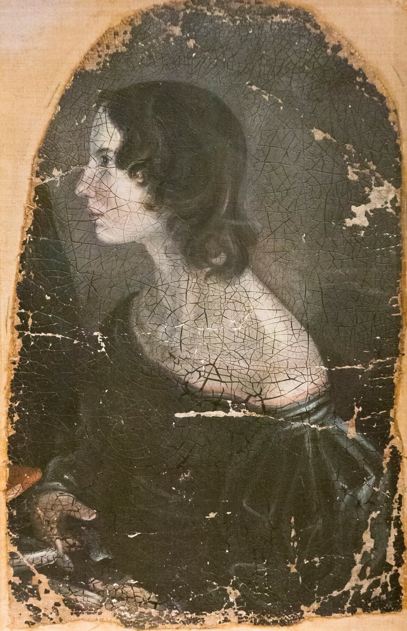 Emily Brontë, ca. 1883 von Patrick Branwell Bronte