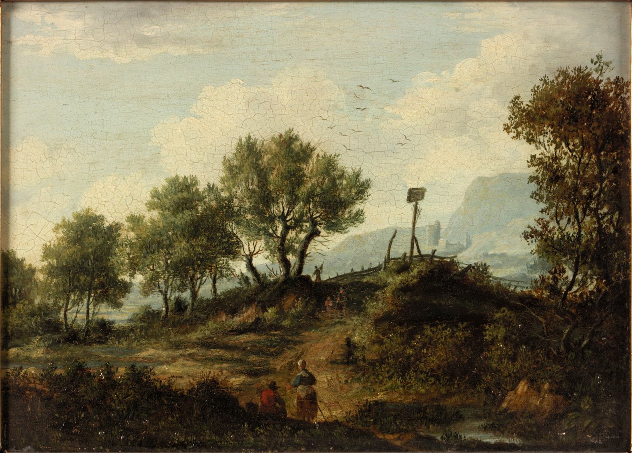 Die Aberuchills (Die Loch Aber Hügel), 1824 von Patrick Nasmyth