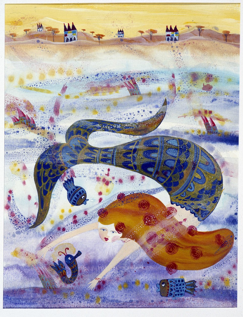 Meerjungfrau (Illustration von Patrizia La Porta) von Patrizia La Porta