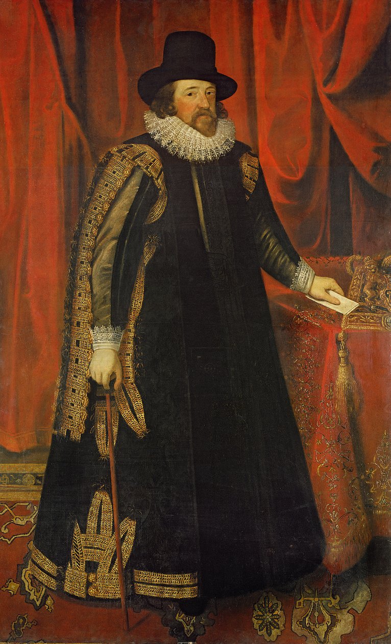 Sir Francis Bacon (1561-1626), Viscount von St. Albans von Paul van Somer