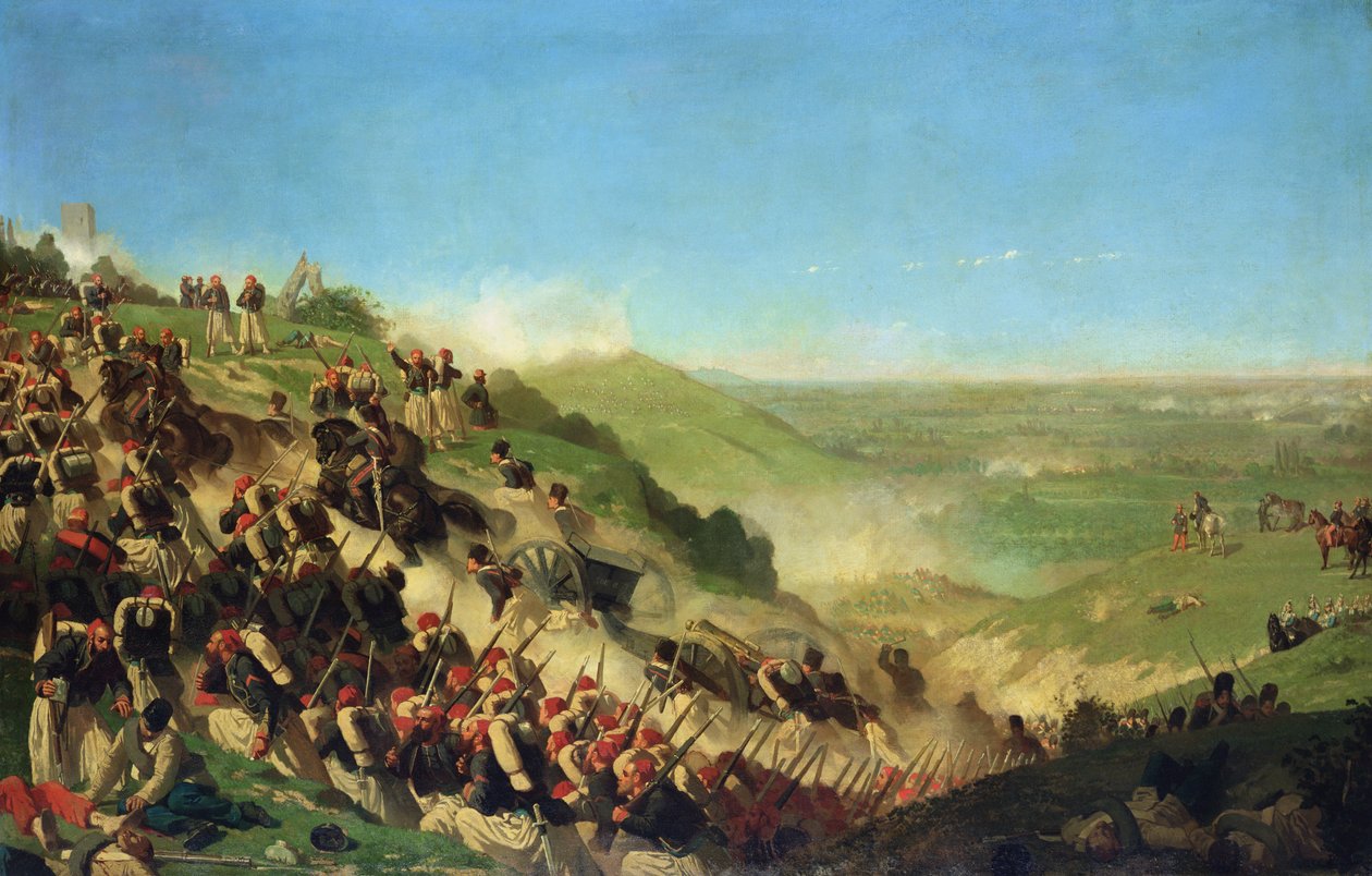 Die Schlacht von Solferino, 24. Juni 1859 von Paul Alexandre Protais