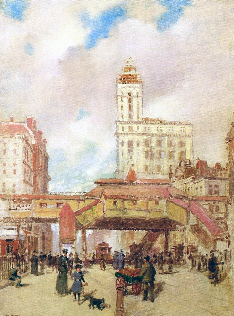 Third Avenue, New York von Paul Cornoyer