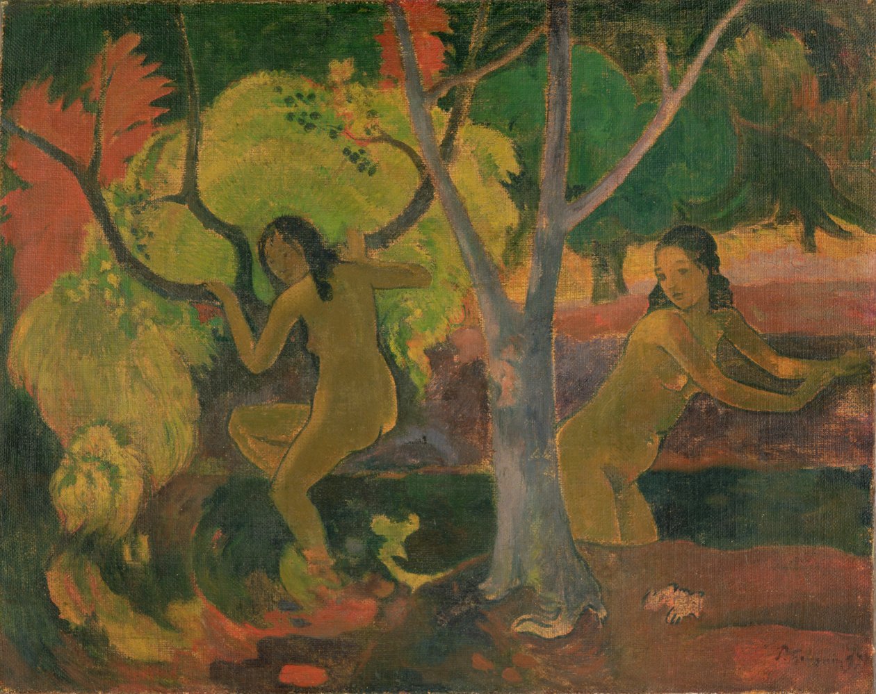 Badende auf Tahiti, 1897 von Paul Gauguin