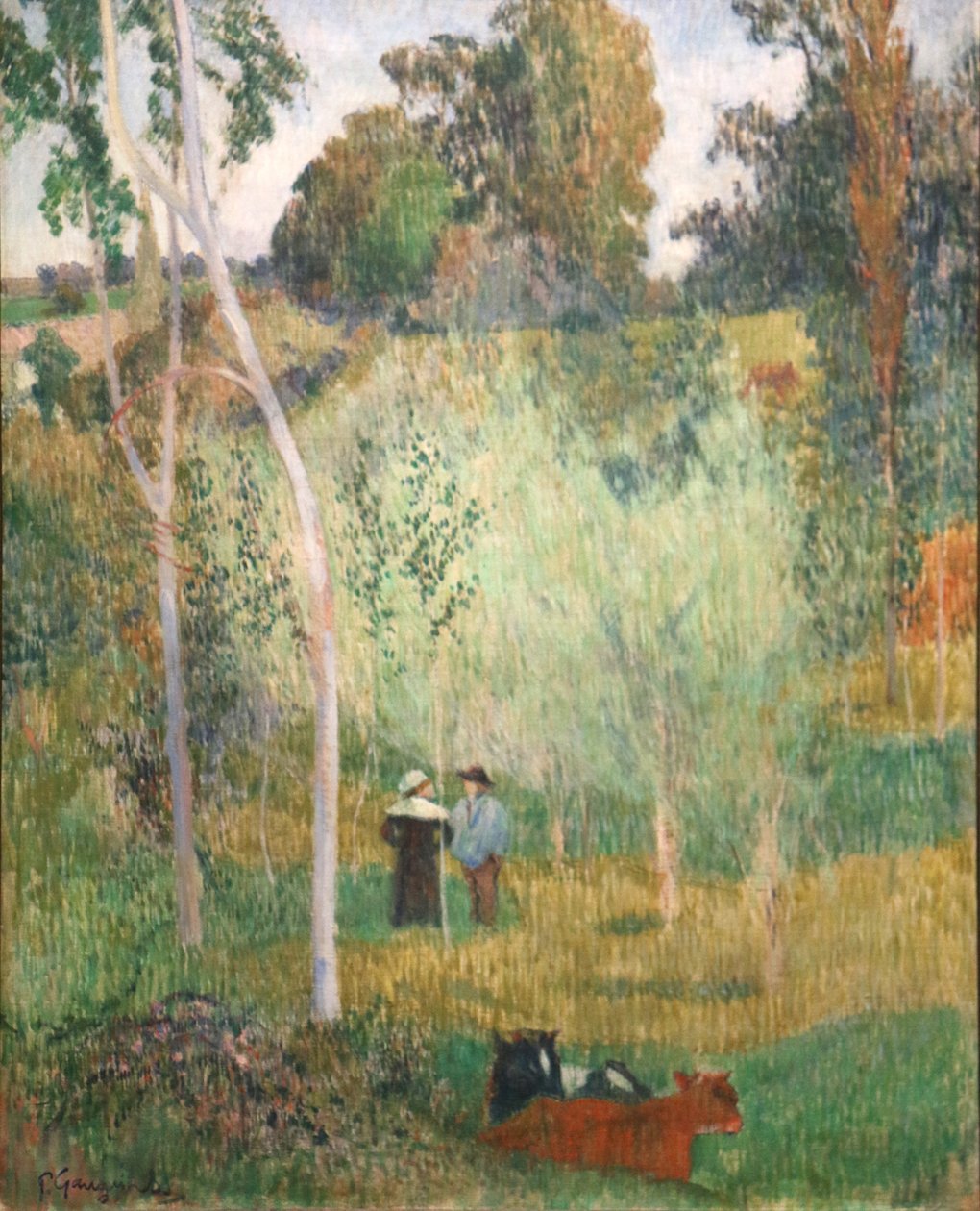Gespräch auf den Feldern von Paul Gauguin