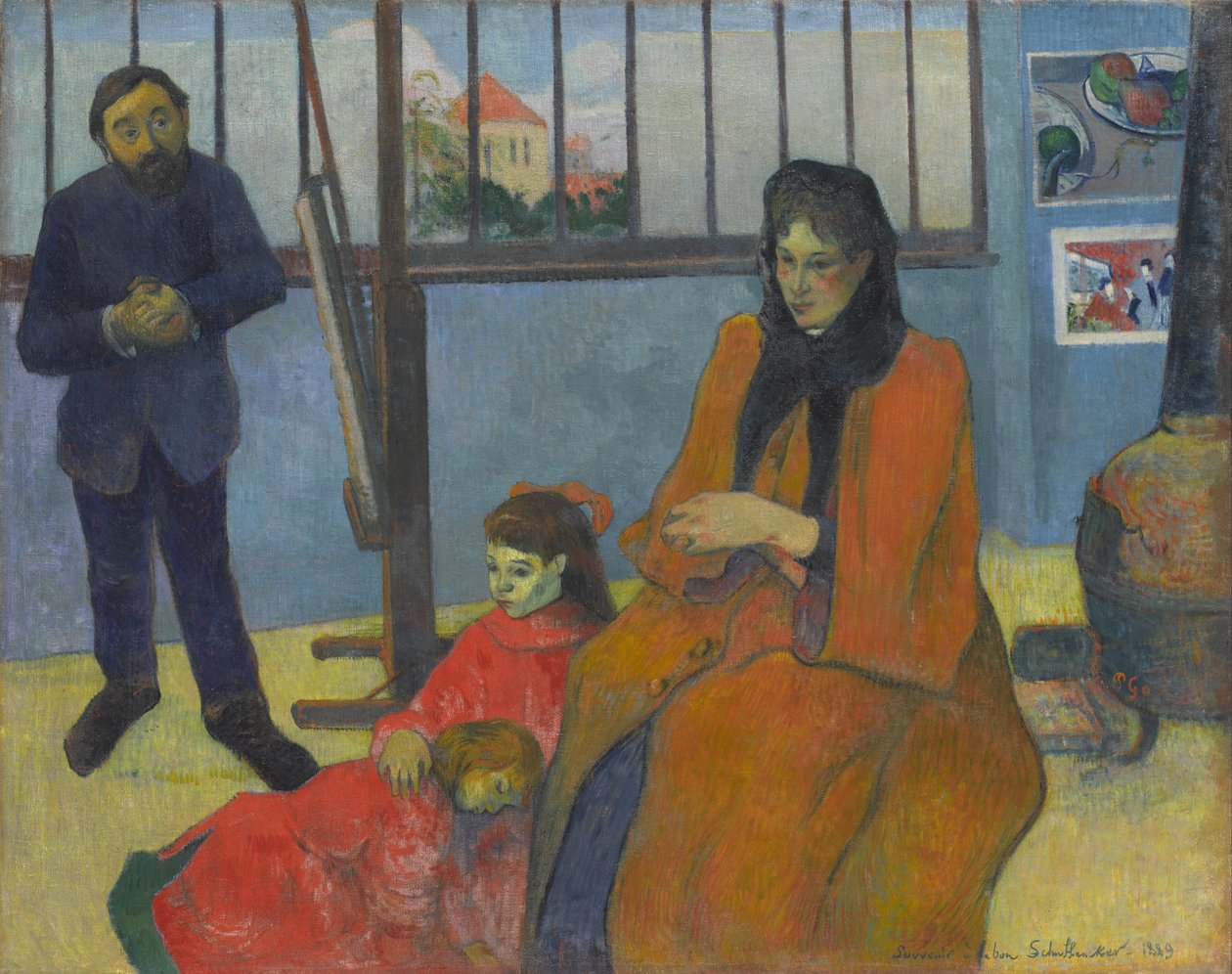 Das Atelier von Schuffenecker, oder Die Familie Schuffenecker von Paul Gauguin