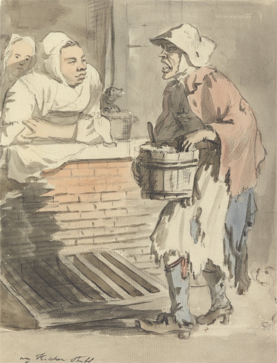 London Cries- Irgendwelche Küchenabfälle von Paul Sandby