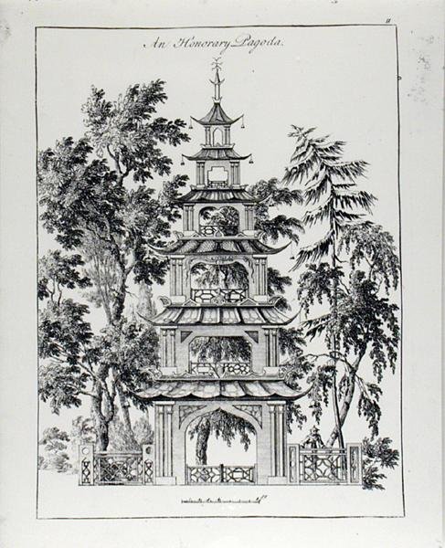 Eine Ehrenpagode, aus 
