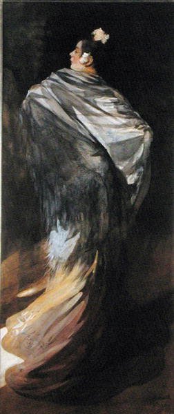 Eine spanische Schönheit von Paul Albert (attr. to) Besnard