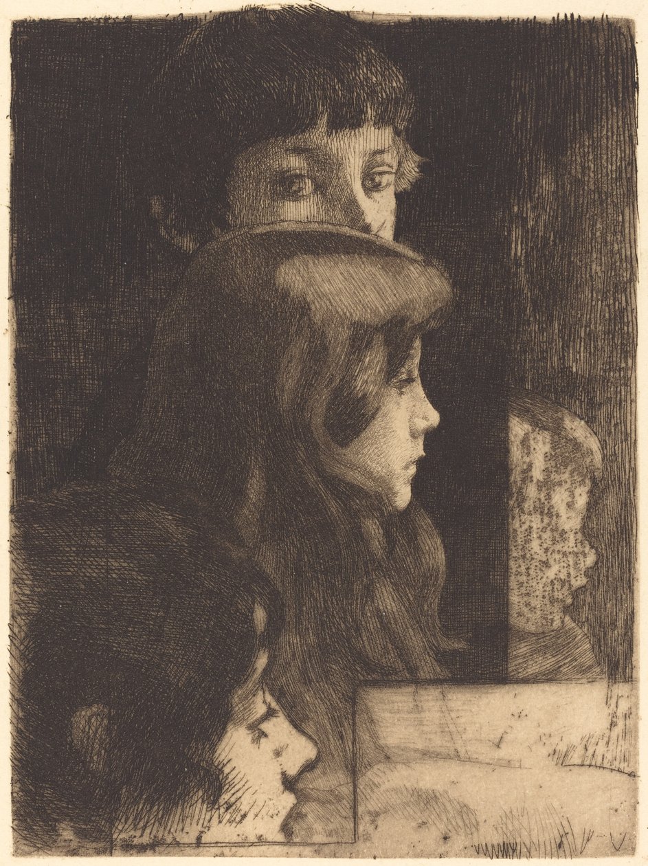 Eine Familie, 1890 von Paul Albert Besnard