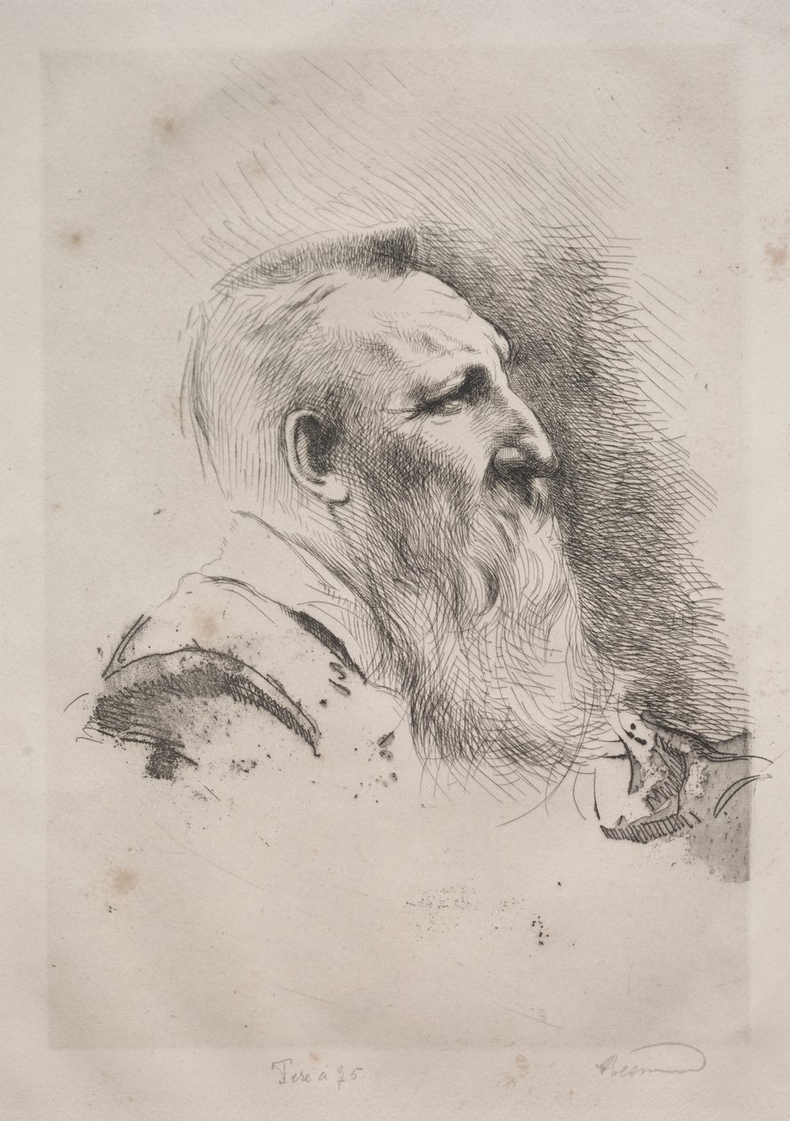 Auguste Rodin von Paul Albert Besnard