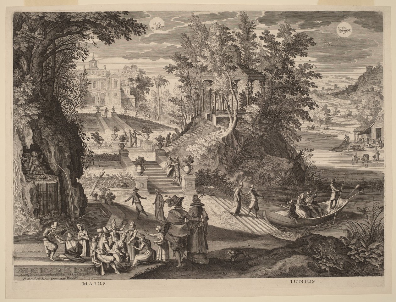 Mai und Juni von Paul Bril