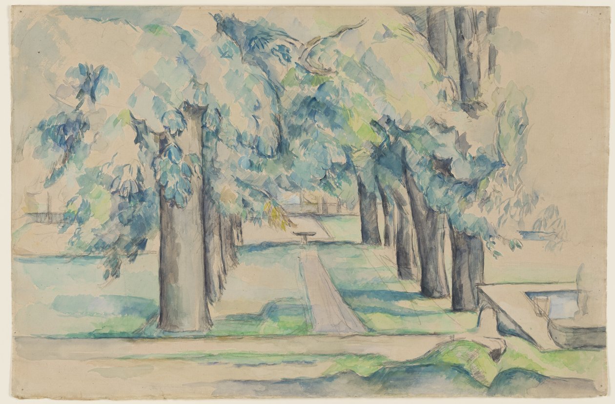 Kastanienallee am Jas de Bouffan von Paul Cézanne