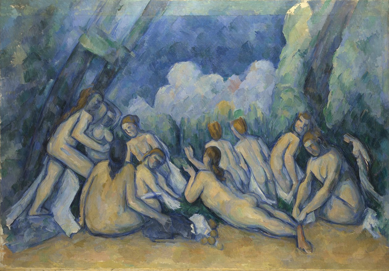 Die großen Badenden von Paul Cézanne