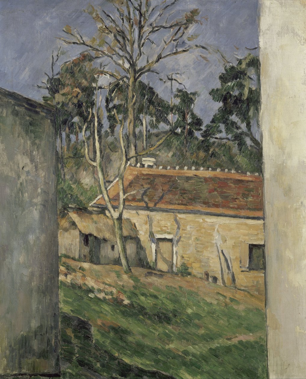 Bauernhofhof von Paul Cézanne