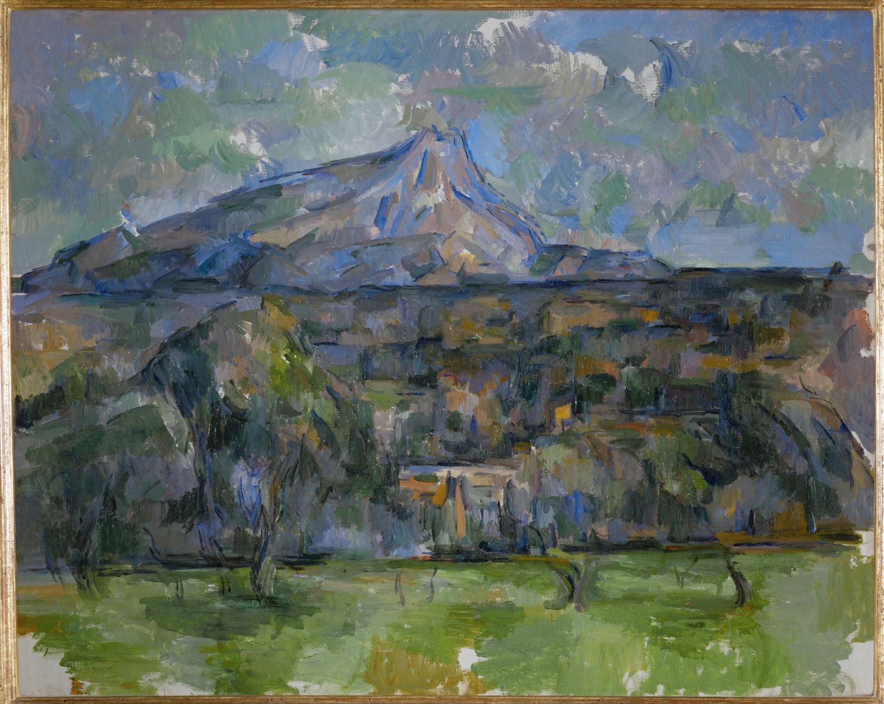 La Montagne Sainte Victoire vue des Lauves von Paul Cezanne