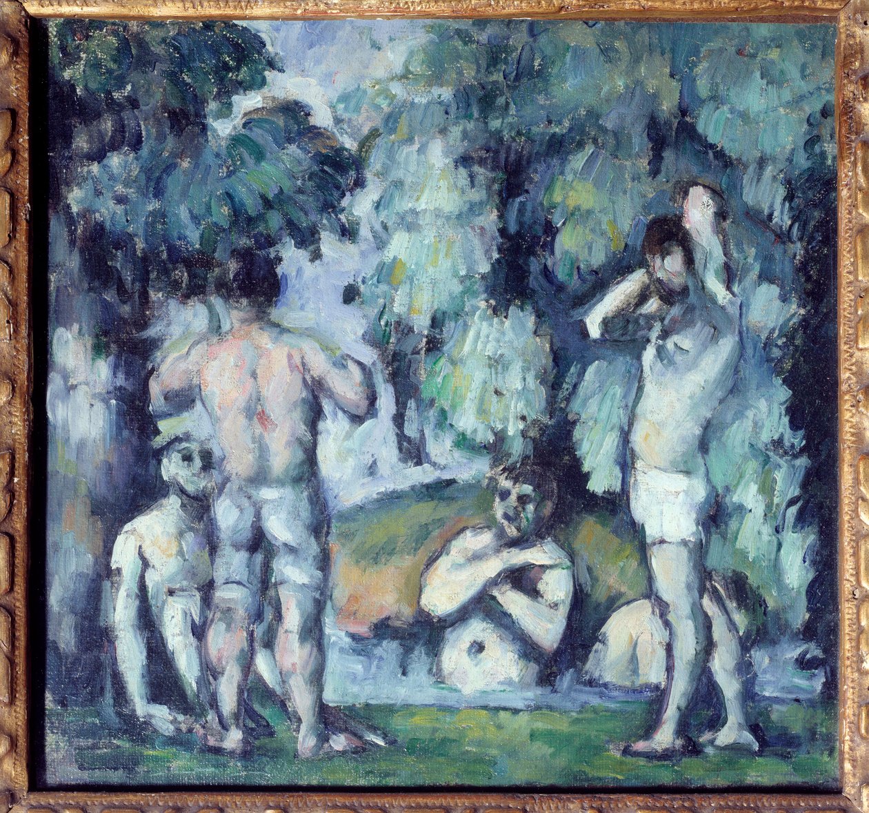 Die fünf Badenden von Paul Cézanne