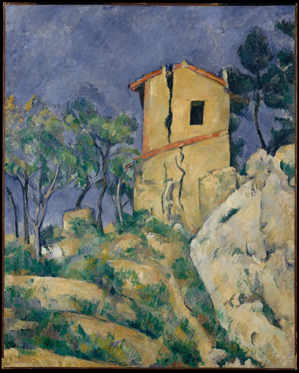 Das Haus mit den rissigen Wänden von Paul Cézanne