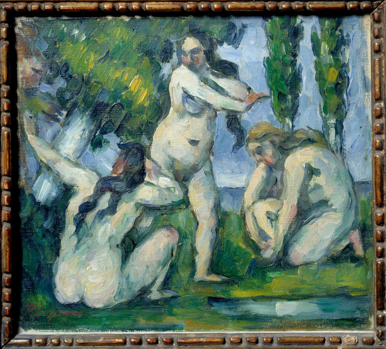 Drei Badende von Paul Cézanne