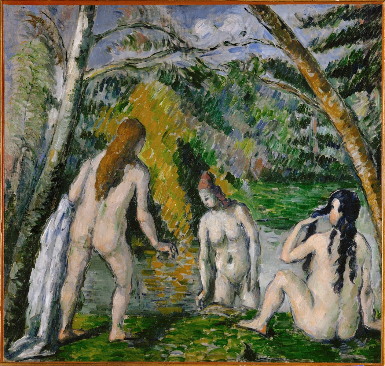 Drei Badende von Paul Cezanne