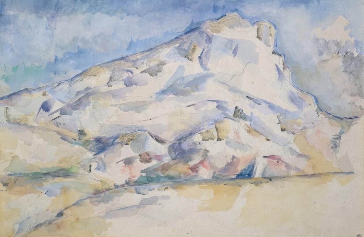 Der Berg Sainte-Victoire von Paul Cézanne