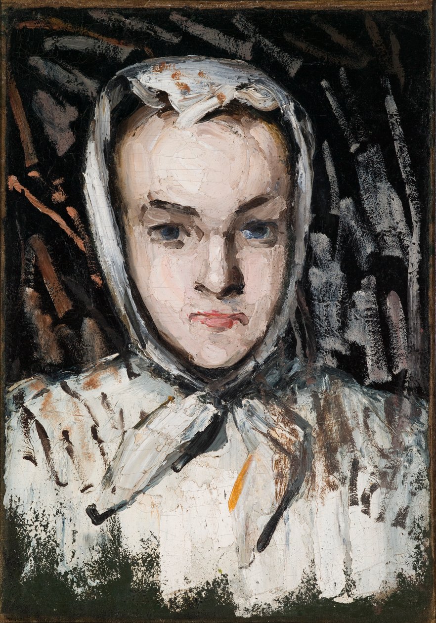 Marie Cézanne, die Schwester des Künstlers (recto), Die Mutter des Künstlers (verso) von Paul Cézanne